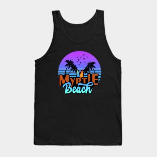 myrtle beach Sunset Tank Top